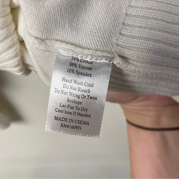 S’Edge Jovie Sweater in Winter White Size‎ Medium - Picture 5 of 5